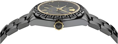 Versace DV One Collection Luxury Womens Watch Timepieces with a Black Bracelet and Dial Featuring a Black Ceramic Case in Kuwait