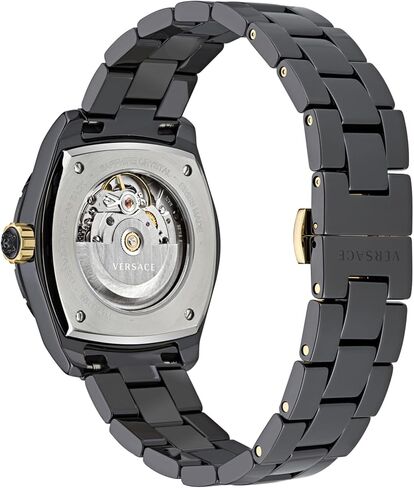 Versace DV One Collection Luxury Womens Watch Timepieces with a Black Bracelet and Dial Featuring a Black Ceramic Case in Kuwait