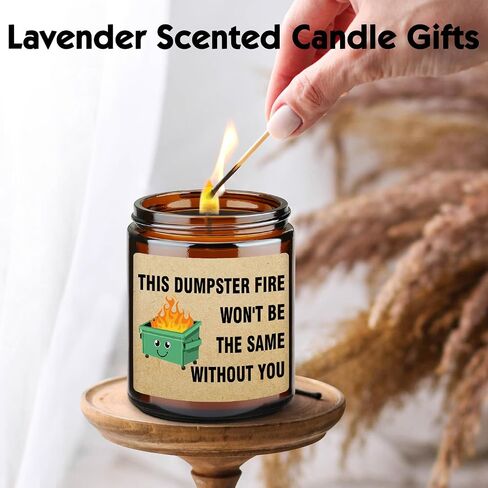 Sarcastic Farewell Gifts Candle - Going Away Gift for Coworker, Retirement Gifts, Funny Goodbye Gift for Friends, Boss, Colleague Work Bestie - Leaving Job Presents, Hbestie Soy Wax Candle in Saudi Arabia
