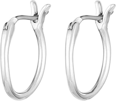 gorjana - Taner Mini Huggies 9/16" - 18k Gold/Silver Plated - Secure Hinge Closure - Lightweight Comfort Fit in Kuwait