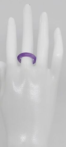 LAVENDER Jade Ring. Purple Ring. Band Jade Ring for her/him. Gemstone Ring. Lavender JADE for a Lover Ring. Ring size Available: 4.1/2, 5.1/2 ,6, 6.1/2 /7,8, 8.1/2, 9, 9.1/2, 10.1/2, 11, 12, 13 in Kuwait