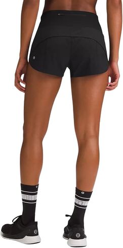 Lululemon Speed Up Short 2.5" (Black, Size 4) in Kuwait