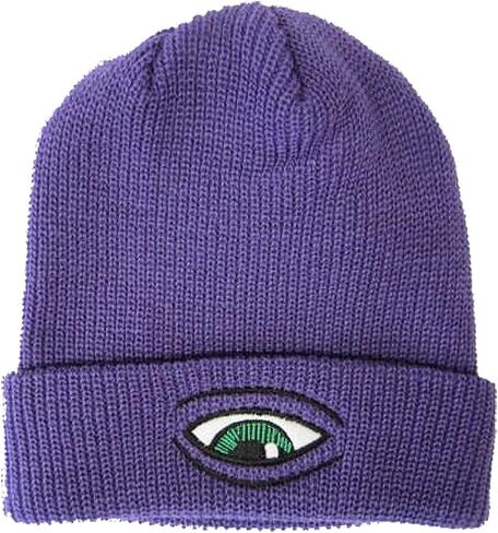 Toy Machine Mens Sect Eye Dock Beanie Hats One Size Purple in Saudi Arabia