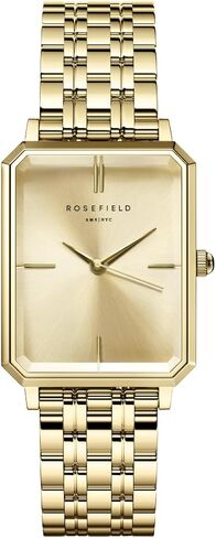 Rosefield Octagon Women's Gold Tone Stainless Steel Bracelet Watch 29mm in Saudi Arabia