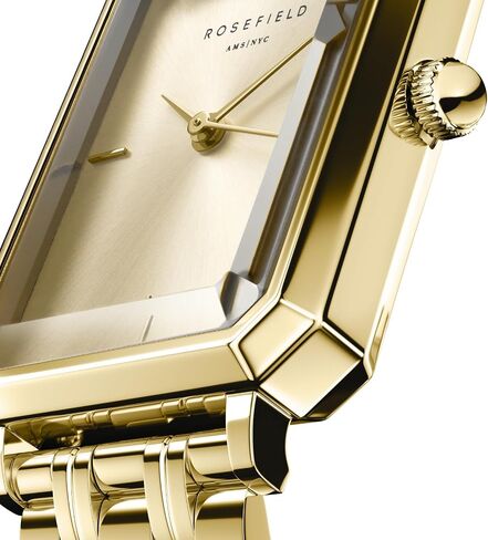 Rosefield Octagon Women's Gold Tone Stainless Steel Bracelet Watch 29mm in Saudi Arabia
