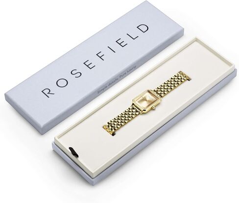 Rosefield Octagon Women's Gold Tone Stainless Steel Bracelet Watch 29mm in Saudi Arabia