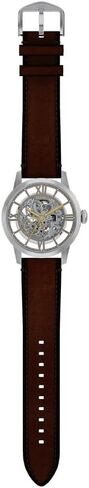 Fossil Watch for Men Townsman, 48mm case Size, Mechanical Automatic Movement, Leather Strap in Kuwait