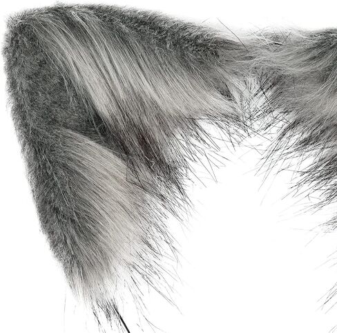 QinRuan Faux Fur Cat ears and Tail & Bell Collar Set Anime Cosplay Party Costume Accessories in Saudi Arabia