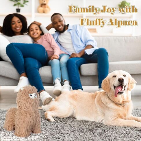 My OLi 11.5 Inch Llama Stuffed Animal, Soft Alpaca Plush Toy, Cuddly Stuffed Llama Plush Pillow, Cute Animal Plushies for Kids Toddlers Boys Girls, Brown in Saudi Arabia