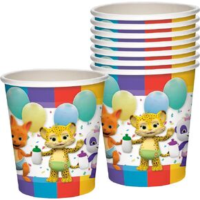 Treasures Gifted Word Party Cups 16ct - 9oz Word Party Cups - Word Party Birthday Party Supplies - Word Party Theme Decorations - Officially Licensed Jim Henson’s Word Party Birthday Cups