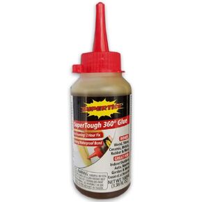 Ref-1056 Supertite Super Tough 360 Glue (No Foaming)- 100ml (3.38oz) Single Bottle-1, Waterproof Impenetrable, Polyurethane Glue, NO Water Required