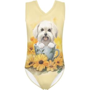 Snilety Girls Swimsuits One Piece Toddler Swimsuit Girls Bathing Suit