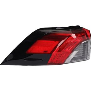 Dasbecan Left Driver Side Outer Tail Light with Wire Harness Compatible with Toyota RAV4 2019 2020 2021 Replace 81550-0R090 TO2805148 Rear Brake Lamp (No bulb inside)