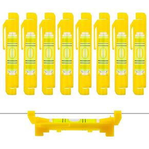 8 Pcs Hanging Bubble Line Level String Level Tools, Mini Spirit Line Level for Building Trades Bricklaying Tiling Engineering Surveying Metalworking and Measuring