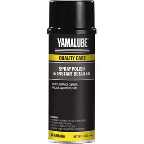 Yamaha Original OEM Yamalube Acc-Spray-PL-SH Spray Polish & Instant Detailer Yamalube OEM - (1) 14 Ounce Can