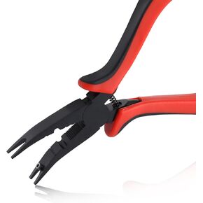 5 Inch Ball Link Clamp Plier Micro RC Car Ball Link Pliers Ball Curved Tip Bent Head Airplane Car Repair Tool RC Helicopter Plane Tool for RC Vehicles RC Helicopter Airplane Car