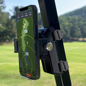 Dprofy Golf Phone Holder with Hook and Loop, Phone Holder for Golf Cart, Record Golf Swing for Training Aid/Correct Your Swing Posture, Golf Gifts Golf Caddy for Men/Women