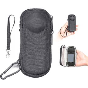 Fotoleey Small Carrying Case for Insta360 X4 including Lanyard and Carabiner Clip Hard Shell