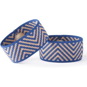 Acupressure Relief Band - Wind & Waves Collection - Stylish Wellness Bracelets for Queasiness Relief | Travel, VR, Pregnancy, Cruise (Indigo/Gray, Small - less than 5 5/8")