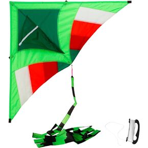 Delta Kite for Kids & Adults, Easy to Fly Kite for Boys & Girls,Beginner Kite Beach Kite for Outdoors Game with Line and Handle