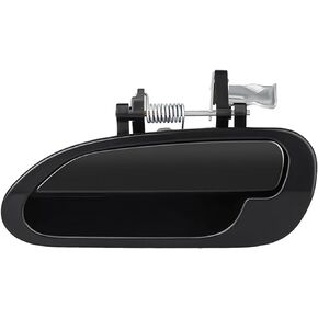Exterior Door Handle Rear Left Driver Side for 1998 1999 2000 2001 2002 Honda Accord Black Outside Door Handle Replace OE# 79338 / 72680S84A01ZF / 72680S86K11 Without Keyhole
