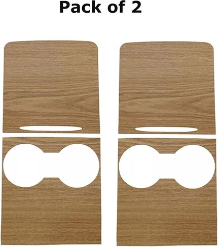 sevented Tesla Model 3 Model Y 2021 Center Console Wrap Kit Carbon Fiber Console Cover Interior Decoration Wrap Kit for Tesla Accessories (Wood Grain) in Saudi Arabia