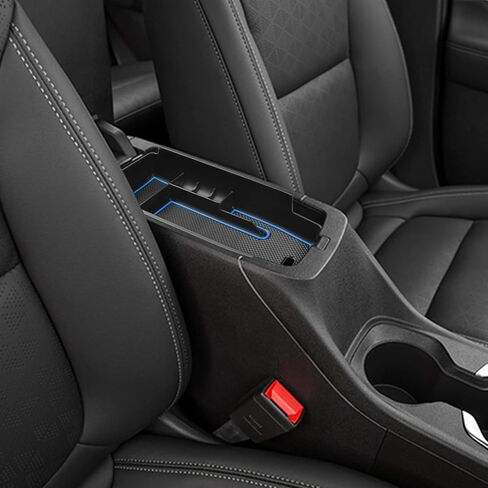 صينية تنظيم وحدة التحكم المركزية EDBETOS متوافقة مع ملحقات Chevy Bolt EUV Bolt EV 2022-2023 الداخلية ومسند الذراع الثانوي ومقسم صندوق القفازات مادة ABS، تصميم مطور، أزرق in Kuwait