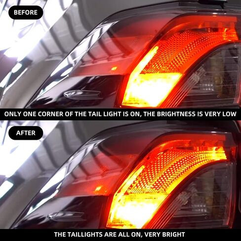 ضوء الذيل الخارجي للجانب الأيسر من Dasbecan مع سرج سلكي متوافق مع Toyota RAV4 2019 2020 2021 استبدال 81550-0R090 TO2805148 مصباح الفرامل الخلفي (بدون لمبة بالداخل) in Kuwait