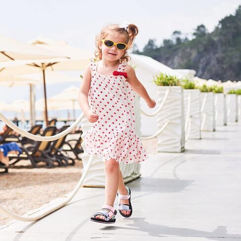 KELISI Unisex-Child Big Kids Sandals Adjustable Straps Slip on Athletic Sandals Outdoor Casual Shoes in Saudi Arabia