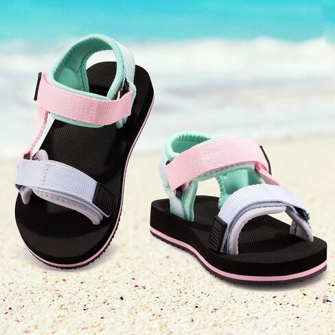 KELISI Unisex-Child Big Kids Sandals Adjustable Straps Slip on Athletic Sandals Outdoor Casual Shoes in Saudi Arabia