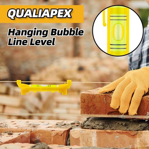 8 Pcs Hanging Bubble Line Level String Level Tools, Mini Spirit Line Level for Building Trades Bricklaying Tiling Engineering Surveying Metalworking and Measuring in Saudi Arabia