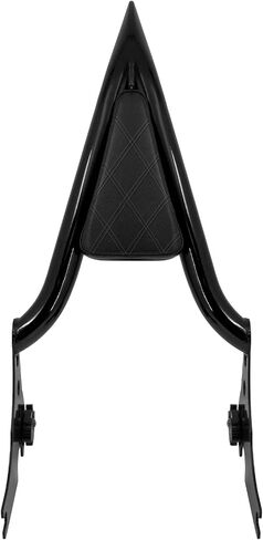 HDBUBALUS Motorcycle Sissy Bar Detachable Rear Passenger Backrest Pad Fit for Harley Sportster XL883 2004-2022 (Black,Plain Pad) in Saudi Arabia