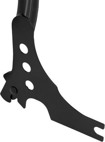 HDBUBALUS Motorcycle Sissy Bar Detachable Rear Passenger Backrest Pad Fit for Harley Sportster XL883 2004-2022 (Black,Plain Pad) in Saudi Arabia