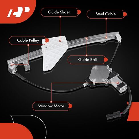 A-Premium Power Window Regulator with Motor Replacement for Jeep Grand Cherokee 1999-2000 Rear Left Driver Side (Not for Jeep Cherokee) in Saudi Arabia
