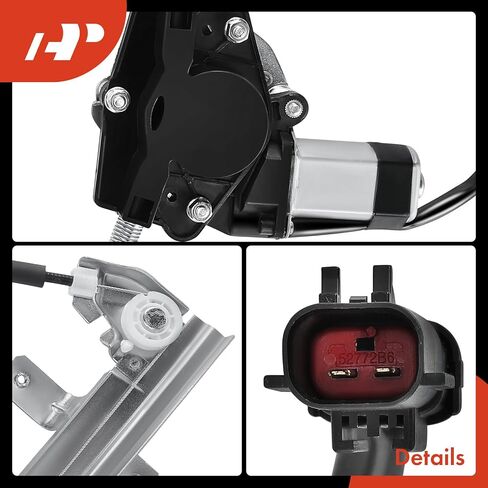 A-Premium Power Window Regulator with Motor Replacement for Jeep Grand Cherokee 1999-2000 Rear Left Driver Side (Not for Jeep Cherokee) in Saudi Arabia