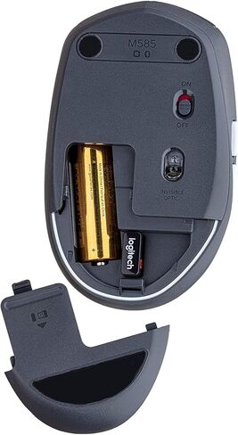 لوجيتك M585 ماوس لاسلكي متعدد الأجهزة - بلوتوث أو USB، جرافيت (متجدد) in Saudi Arabia