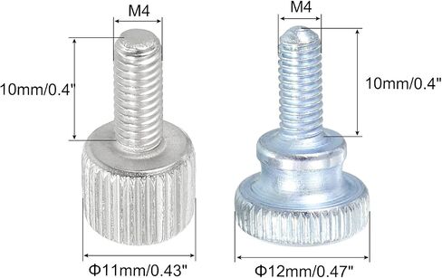 مسامير إبهام مخرشة بالكامل من uxcell M3x8mm، إجمالي 30 قطعة in Saudi Arabia