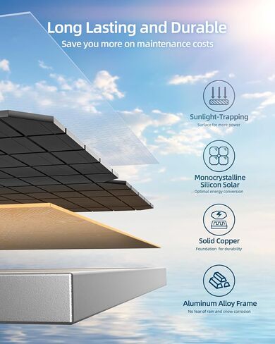 طقم لوحة شمسية ShockFlo 20 وات 12 فولت، جهاز صيانة شاحن البطارية مع وحدة تحكم شحن الطاقة الشمسية 10 أمبير، دعامة تثبيت قابلة للتعديل، مجموعة لوحة شمسية مقاومة للماء IP67 للسيارة RV والقارب والدراجات النارية والسيارات in Kuwait
