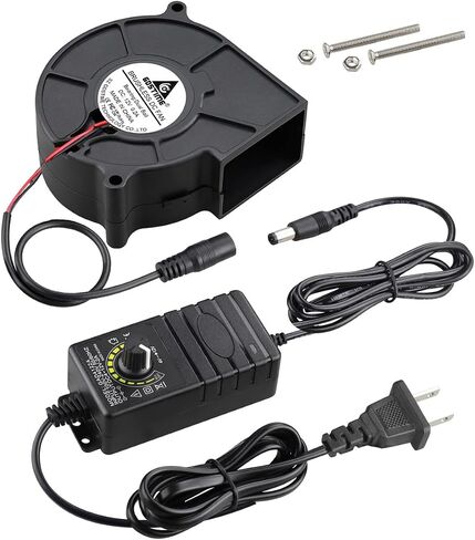 GDSTIME 140mm x 40mm Variable Speed Blower Fan, 110V 120V AC Powered 1440 in Kuwait