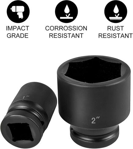 VEVOR Impact Socket Set 3/4 Inches 29 Piece Impact Sockets, 6-Point Sockets, Rugged Construction, CR-M0, 3/4 Inches Drive Socket Set Impact SAE 3/4 inch - 2-1/2 inch, with a Storage Cage in Saudi Arabia