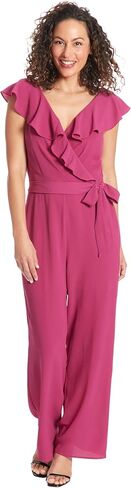 بذلة نسائية من London Times مكشكشة ورقبة على شكل حرف V بدون أكمام للنساء | مناسبات متعددة | حللا للنساء عادية in Saudi Arabia