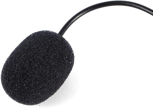 مشبك ميكروفون خارجي مقاس 3.5 ملم أسود على ميكروفون + كابل محول لكاميرا GoPro Hero4 3/3+ مع تصميم أنيق وخفيف الوزن in Kuwait