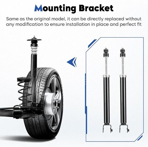 Rear Shock Absorber Struts Assembly Compatible with 2007-2018 Nissan Altima, Replace for 5637, 2Pcs in Saudi Arabia