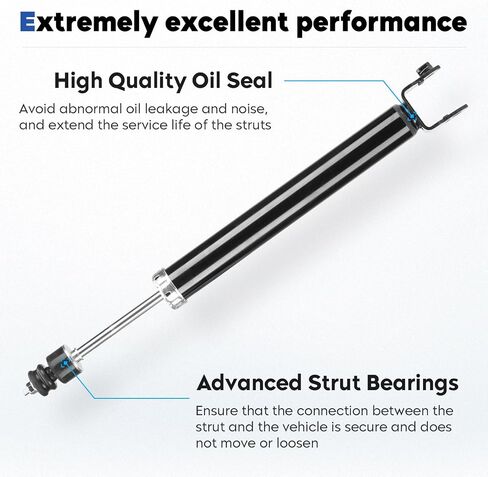 Rear Shock Absorber Struts Assembly Compatible with 2007-2018 Nissan Altima, Replace for 5637, 2Pcs in Saudi Arabia