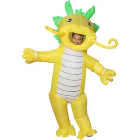 Inflatable Dragon Costume Adult Blow Up Dragonman Suit For Halloween Christmas Fancy Dress in Saudi Arabia