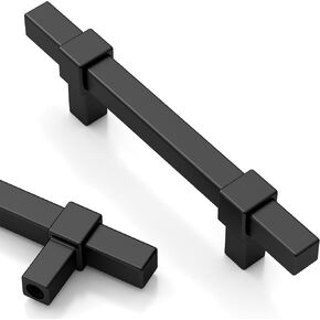 Asidrama 10 Pack 3 Inch(76mm) Matte Black Cabinet Handles Kitchen Cabinet Handles Black Cabinet Pulls Cabinet Hardware for Cupboard Drawer 4638 in Saudi Arabia