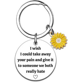 Get Well Gifts For Women Keychain Surgery Recovery Thinking Of You Gifts For Women Get Well Soon Sunflower Gift For Woman I Wish I Could Take Away Your Pain in Saudi Arabia