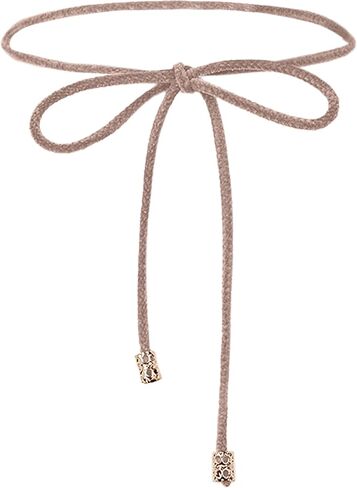 GUZOSJO Women Girls Knotted Velvet Tie Belt/Rope with Tassel Wrap Cloth Belts for Dress Pants Gifts in Saudi Arabia