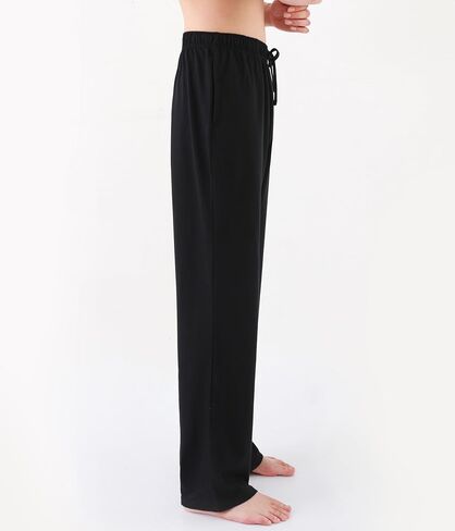 Mens Pajama Pants, Cotton Sleep Bottoms, Lounge Pants in Saudi Arabia