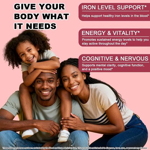 Iron Supplement for Women丨Gentle Iron with Vitamin C & B Complex for Energy Support & Blood Health | Fast Acting Liquid Iron Drops for Iron Deficiency丨Non-GMO, Sugar-Free, Yummy Raspberry Formula in Saudi Arabia